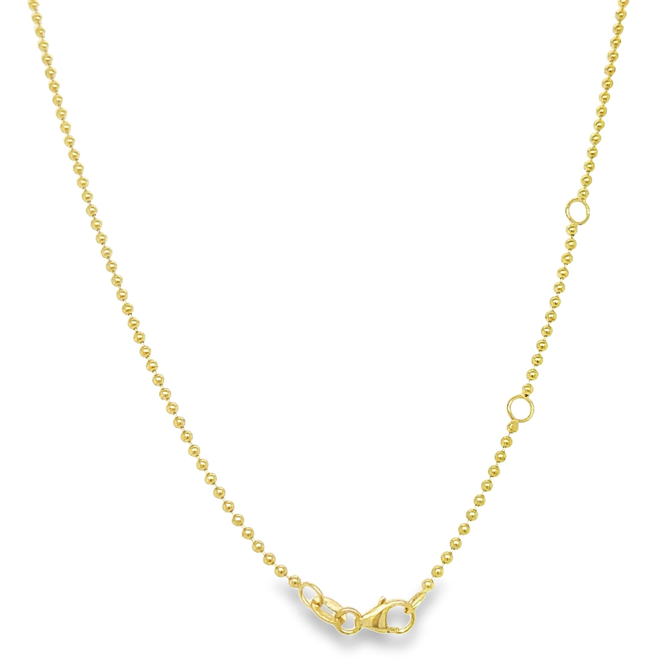 14K White Gold Diamond Dangling Necklace 1.23 TCW