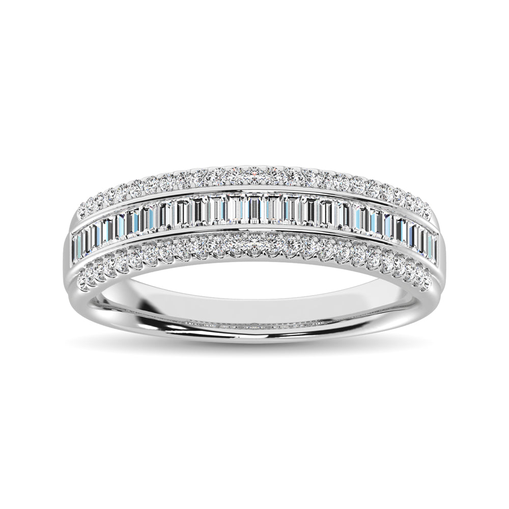 Diamond FashionAnniversary Ring In 14k White Gold