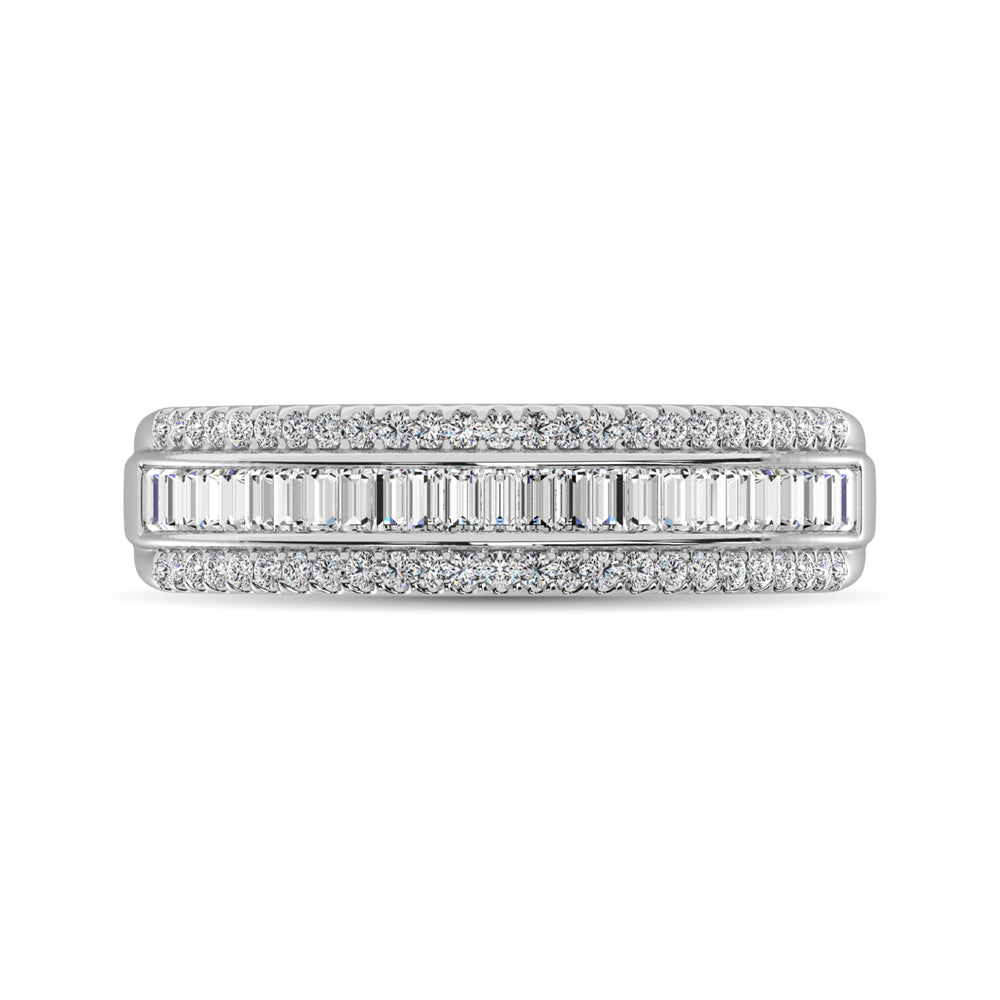 Diamond FashionAnniversary Ring In 14k White Gold