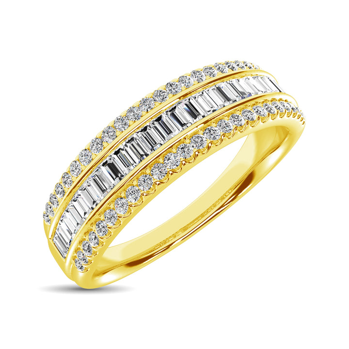 Diamond FashionAnniversary Ring In 14k Yellow Gold