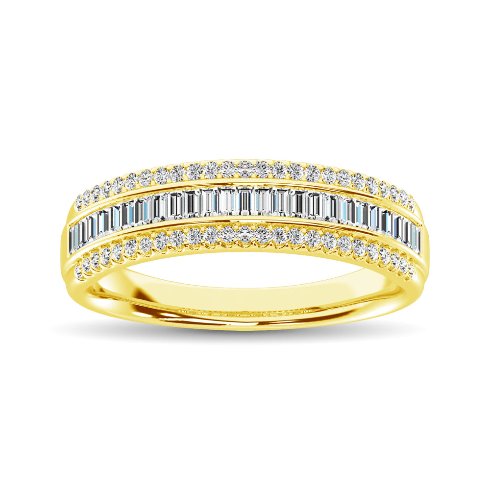 Diamond FashionAnniversary Ring In 14k Yellow Gold