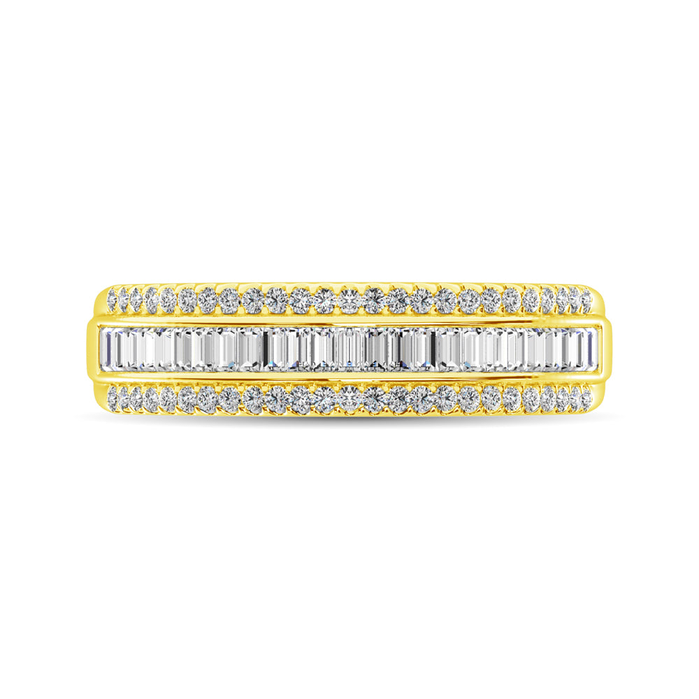 Diamond FashionAnniversary Ring In 14k Yellow Gold