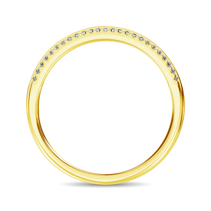 Diamond FashionAnniversary Ring In 14k Yellow Gold