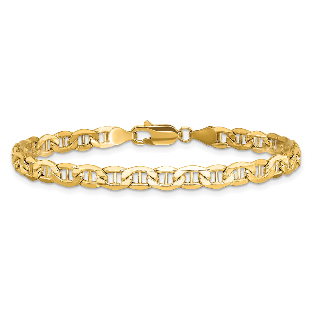 Anchor Chain Bracelet In 14k Yellow Gold