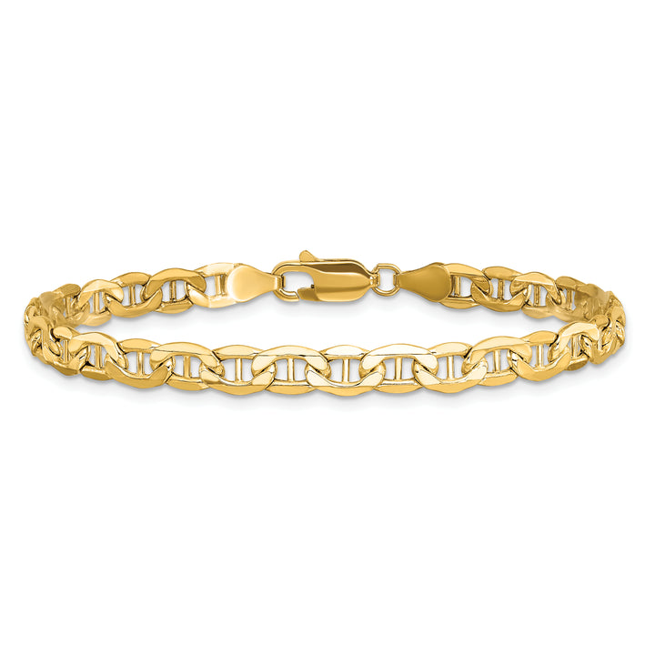 Anchor Chain Bracelet In 14k Yellow Gold