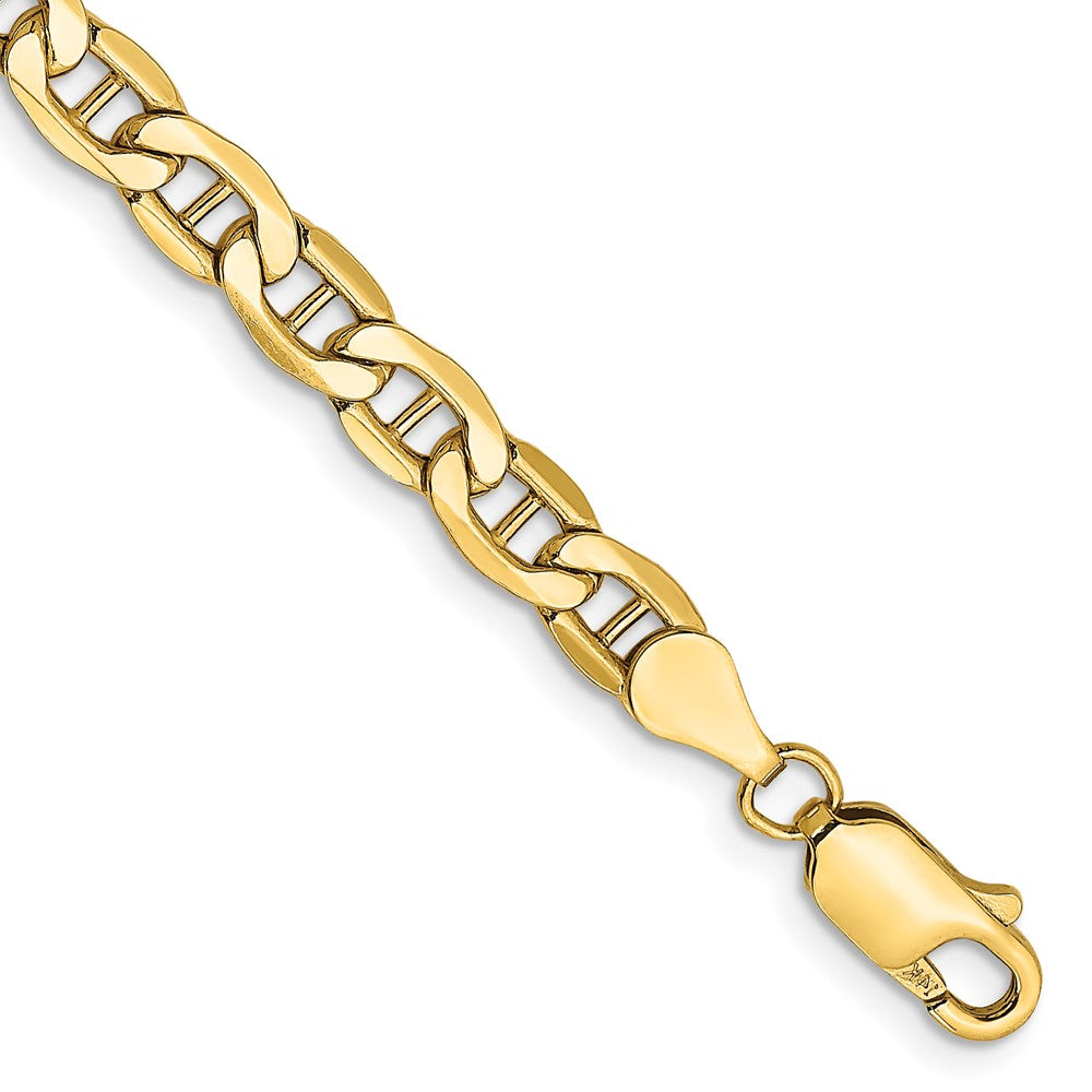 Anchor Chain Bracelet In 14k Yellow Gold