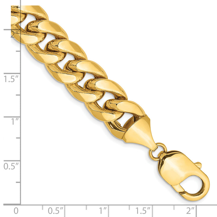 Cuban Chain Bracelet In 14k Yellow Gold