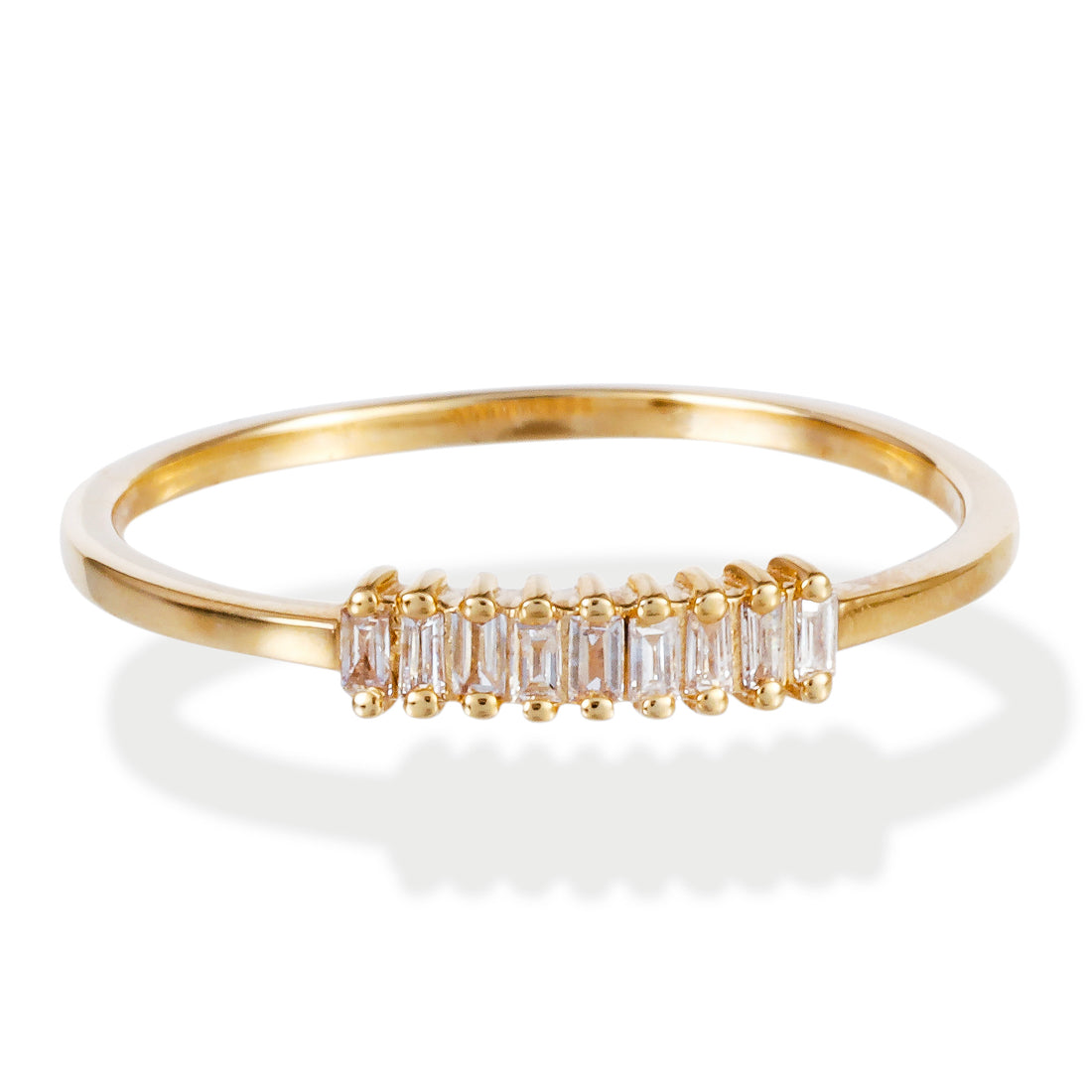 Diamond Baguette Ring 0.08 TCW