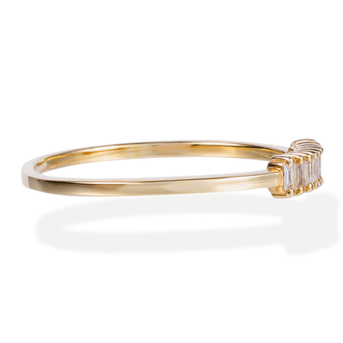 Diamond Baguette Ring 0.08 TCW