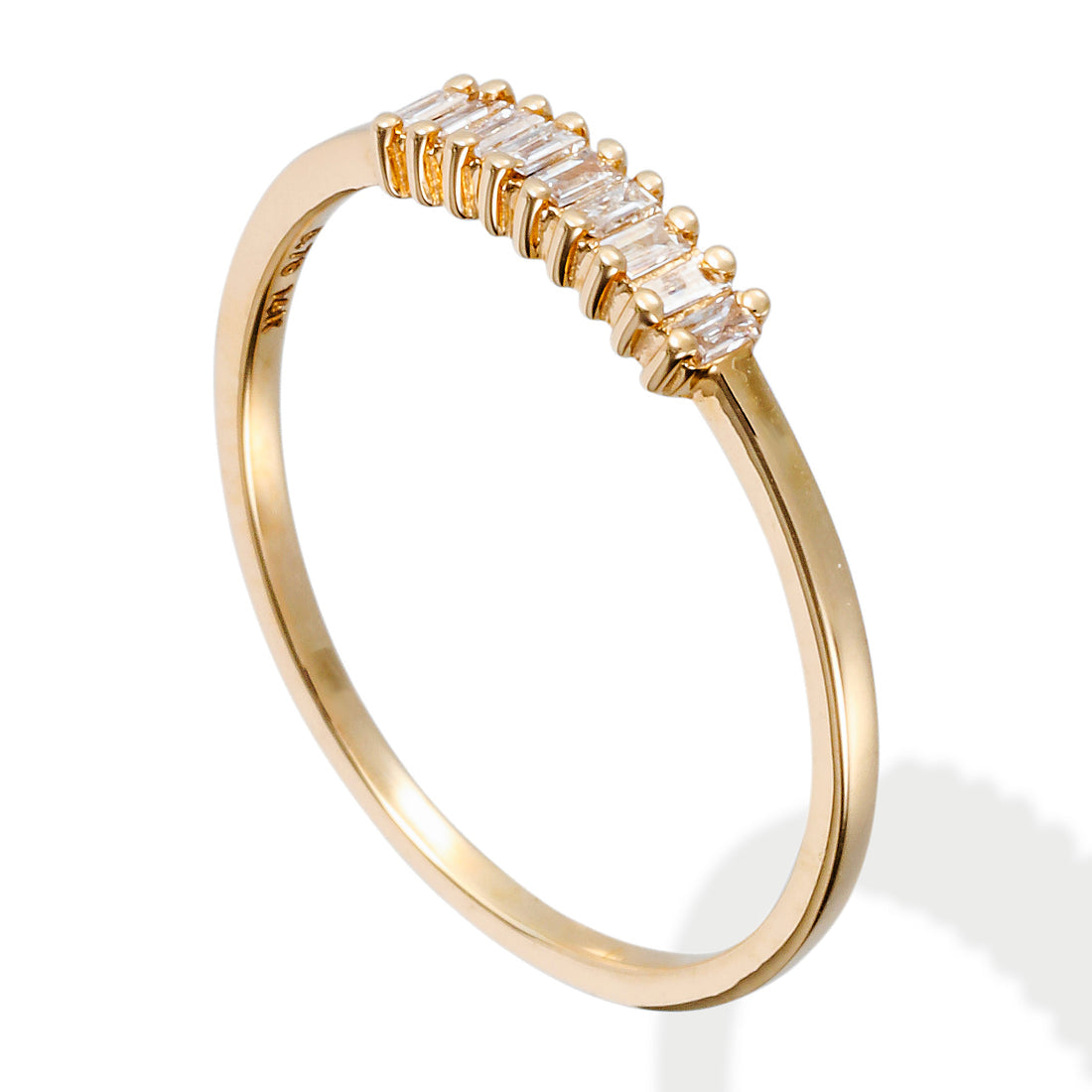 Diamond Baguette Ring 0.08 TCW